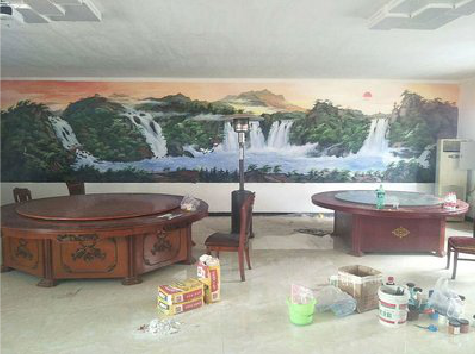 渭南墙绘-写实风景