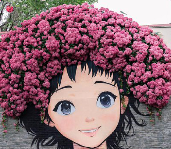 渭南墙体彩绘-网红墙打卡