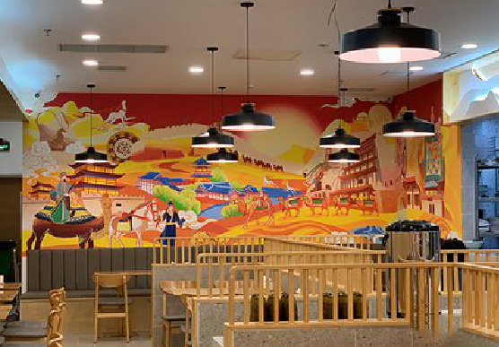 渭南商业空间彩绘介绍。