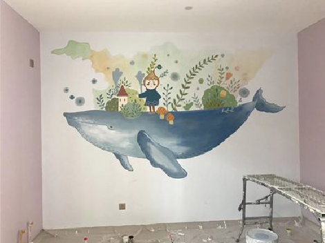 渭南手绘墙的特点及优势。